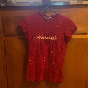 Aeropostale Red Graphic T-Shirt